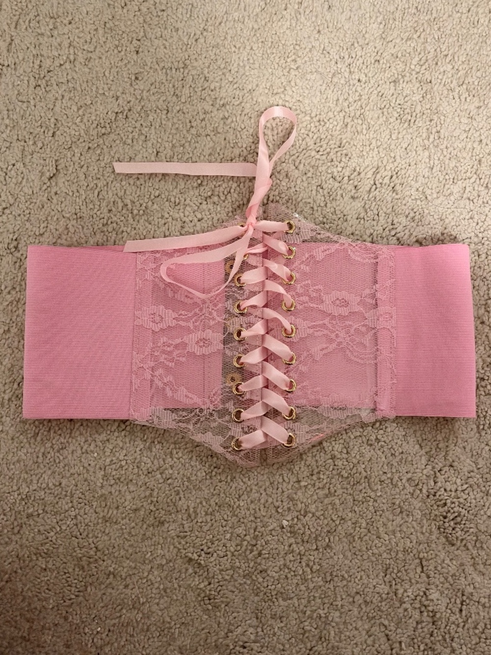 Pink Corset Belt